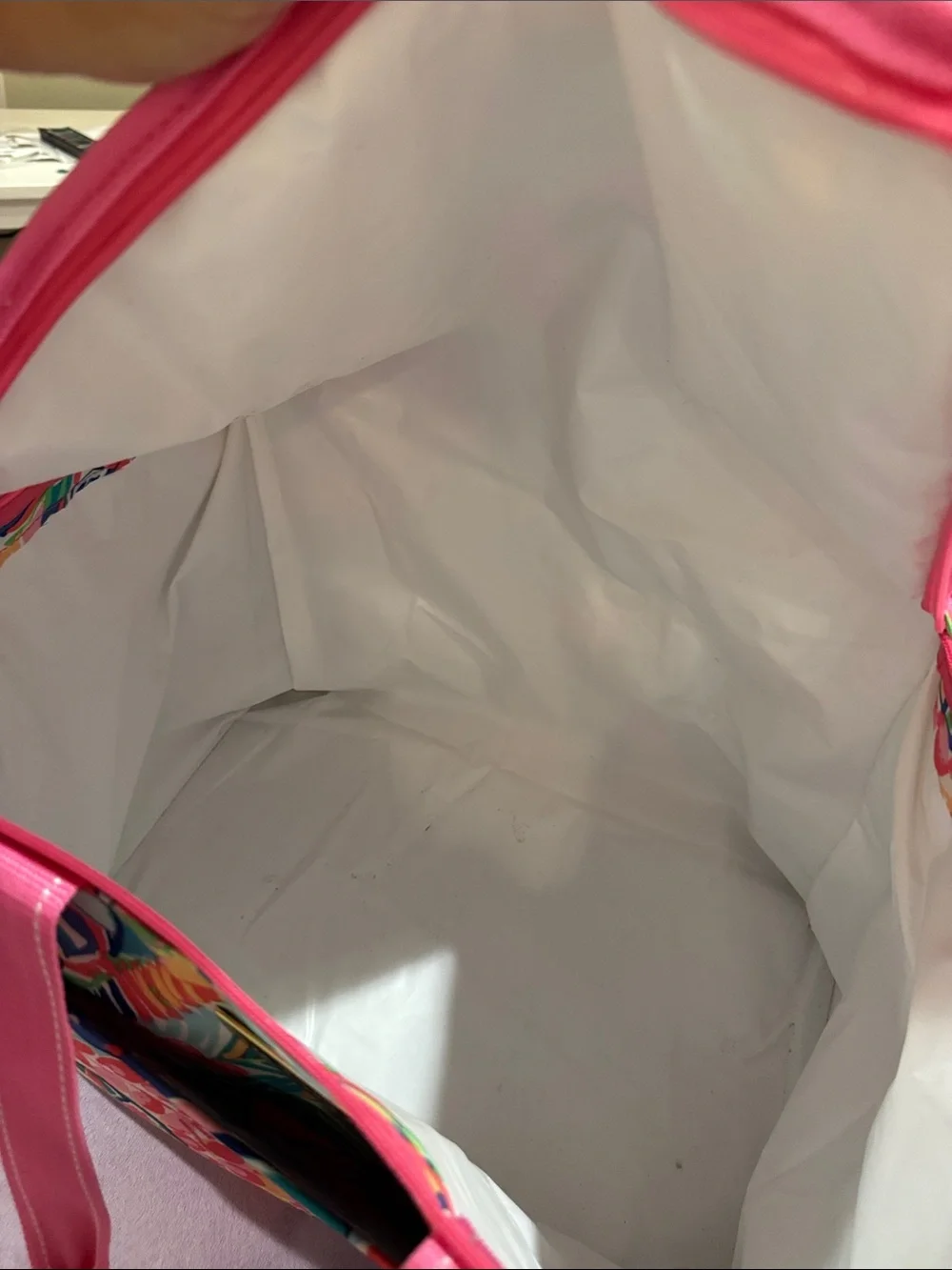 Lilly Pulitzer Floral Tropical Tote in Pink, Blue, Green
